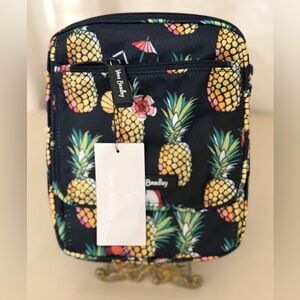 NWT Vera Bradley Lighten Up Mini Hipster Crossbody Bag - Toucan Party Pineapple